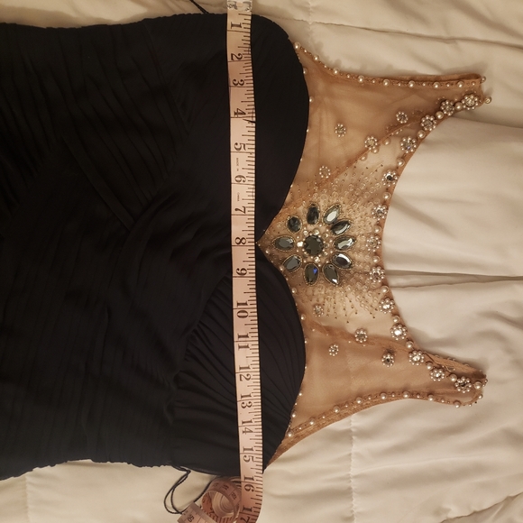 Cache Navy Blue Ruched Dress - Picture 5 of 5